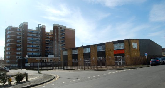 Conway Court and Decon Laboratories Ltd, Conway Street, Hove (March 2020) (2)