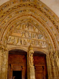Deba - Iglesia de Santa Maria, portada 01