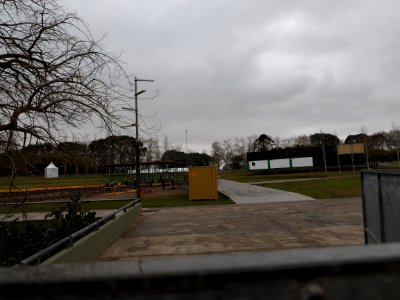 Construcción de tribunas Parque Mujeres Argentina YOG 2018 02