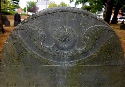 Deacon Joseph Adams, 1794, detail - Old Burying Ground - Arlington, MA - 20200816 091135