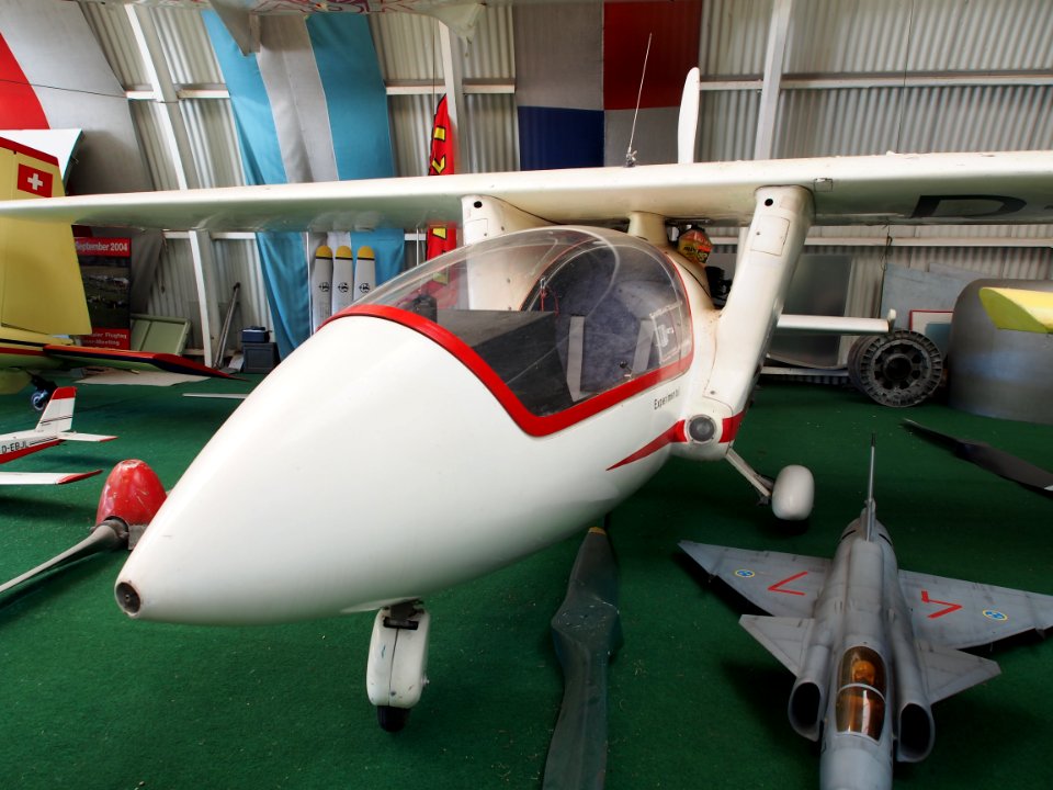 D-EAFB (aircraft) Fischer Brause 35 seen at the Internationals Luftfahrtmuseum Manfred Pflum at Schwenningen pic6