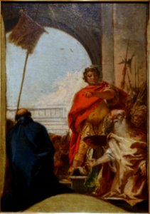 Constantine as victor over Lecinius and protector of the church, Giovanni Domenico Tiepolo, 1751 - Mainfränkisches Museum - Würzburg, Germany - DSC04573