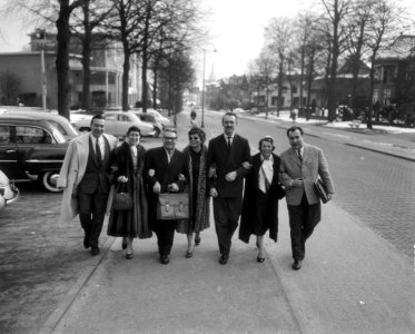 Deelnemers aan het Eurovisie Songfestival 1958 in Hilversum, Bestanddeelnr 909-3986