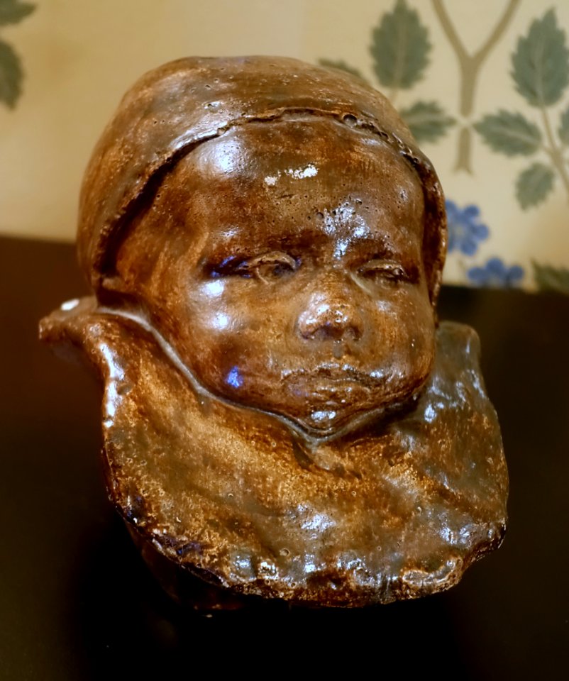 Death mask of a stillborn infant, c. 1880 - O. Henry Museum - Austin, Texas - DSC09290