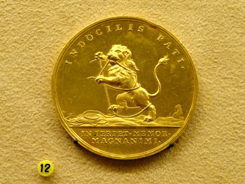 Death of Charles XII, Sweden, 1718, by J. C. Hedlinger - National Museum of Finland - DSC04092