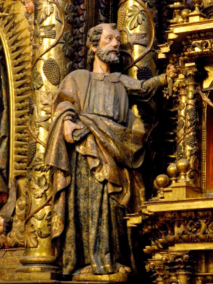 Deba - Iglesia de Santa Maria, retablo mayor 8