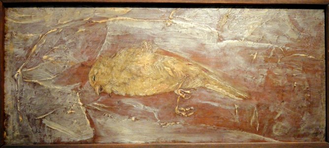 Dead Bird, Albert Pinkham Ryder, 1890s, oil on wood panel - Phillips Collection - DSC04859
