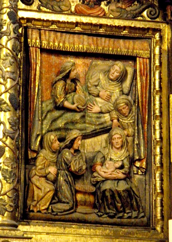 Deba - Iglesia de Santa Maria, retablo mayor 6