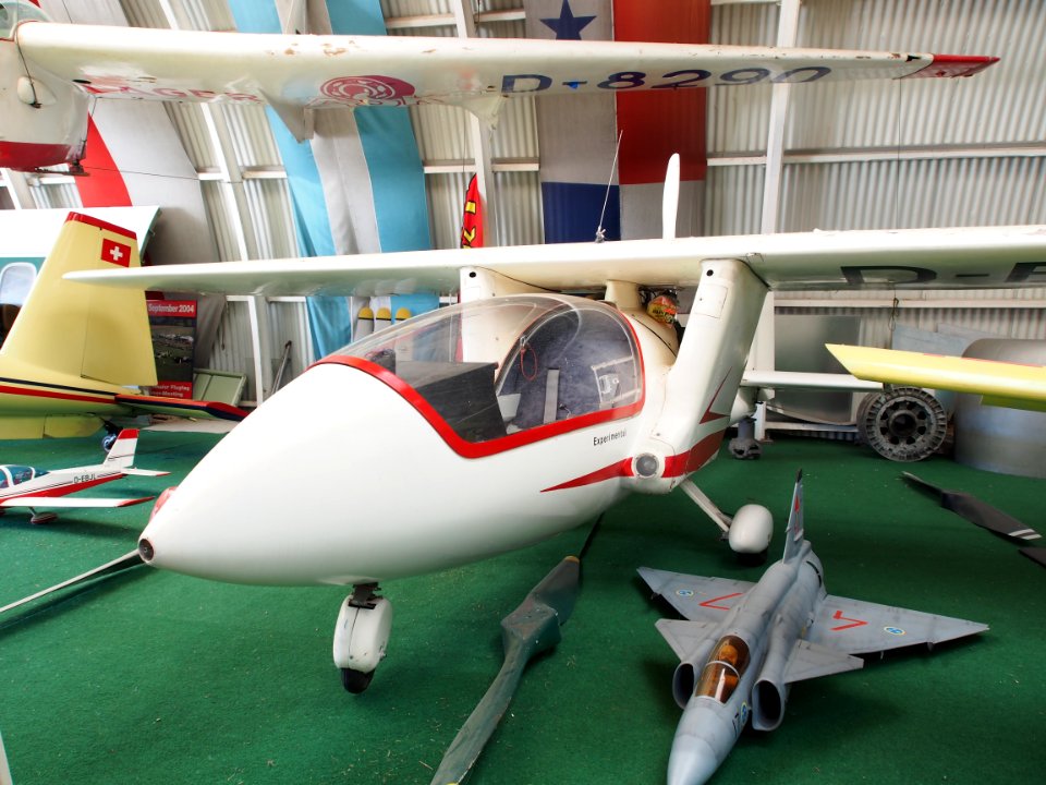 D-EAFB (aircraft) Fischer Brause 35 seen at the Internationals Luftfahrtmuseum Manfred Pflum at Schwenningen pic5