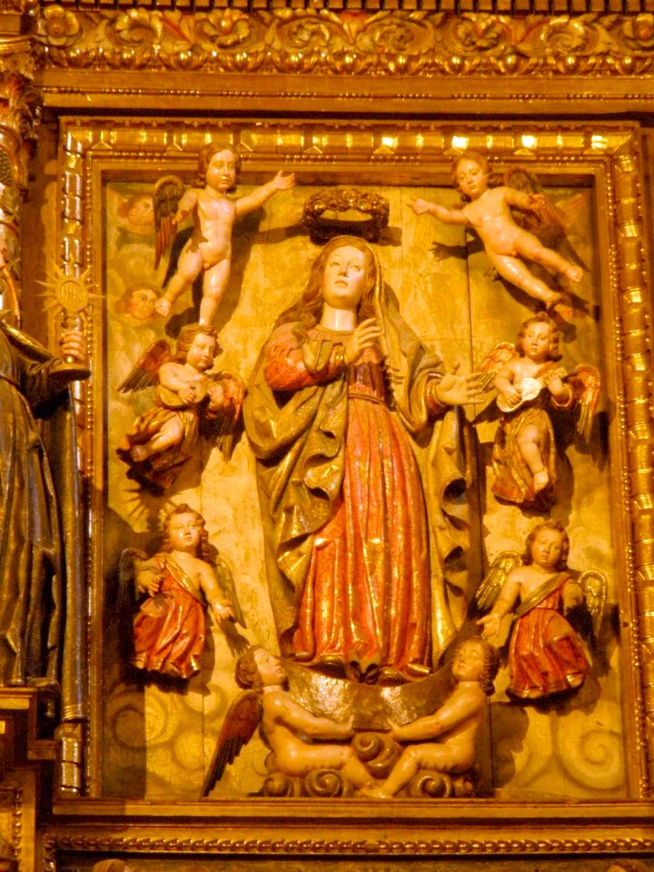Deba - Iglesia de Santa Maria, retablo mayor 2