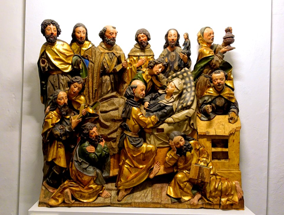 Death of Mary, probably Nuremberg, c. 1490 - Mainfränkisches Museum - Würzburg, Germany - DSC05092