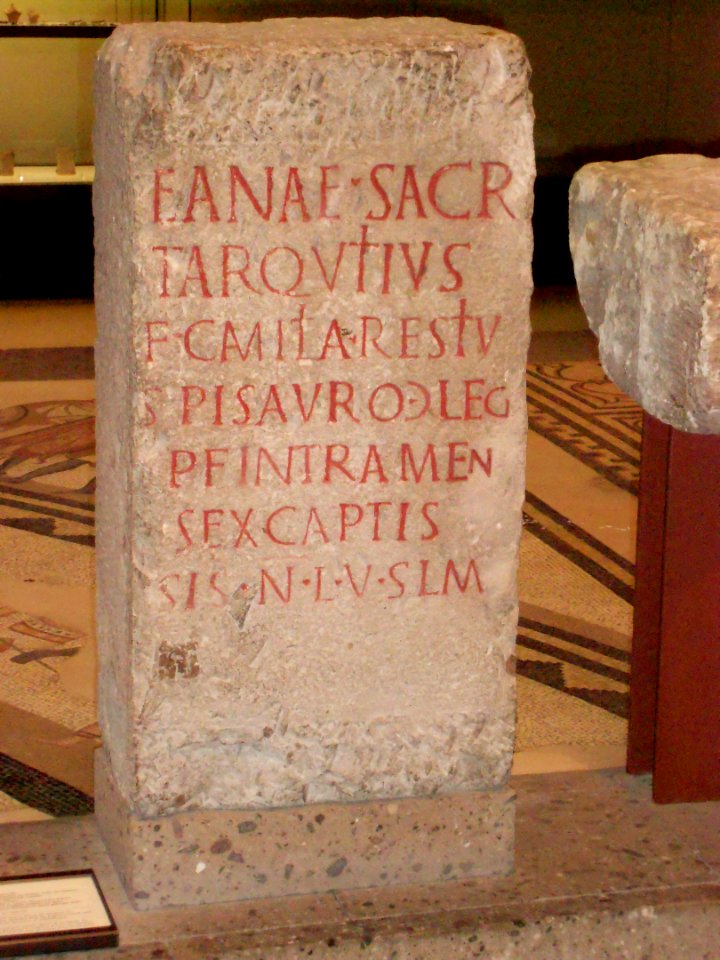 Deanae Sacrae Q Tarquitius