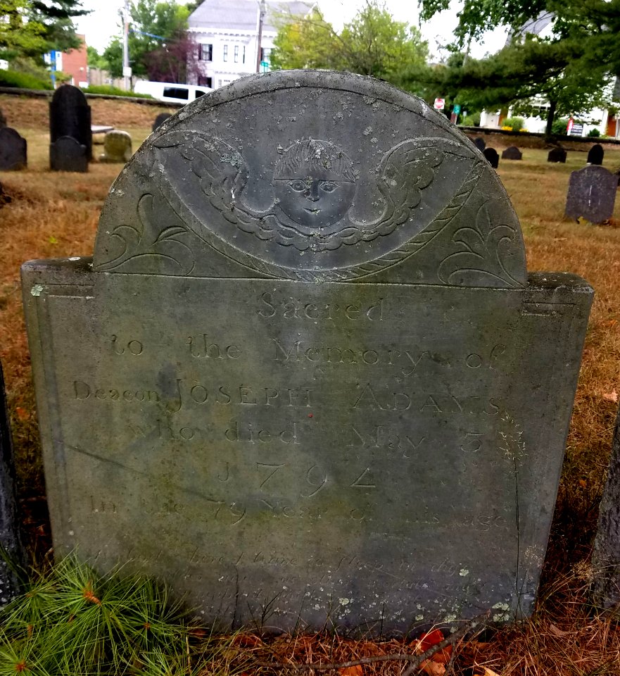 Deacon Joseph Adams, 1794 - Old Burying Ground - Arlington, MA - 20200816 091131
