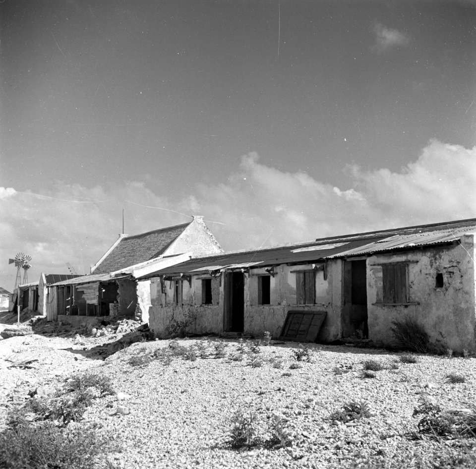 De voormalige woningen van de opzichters bij de zoutpannen op Bonaire, Bestanddeelnr 252-8404
