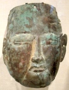 Death Mask, China, Liao dynasty, Bronze, Honolulu Academy of Arts
