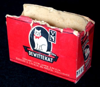De Witte Kat, leeg doosje, foto 1