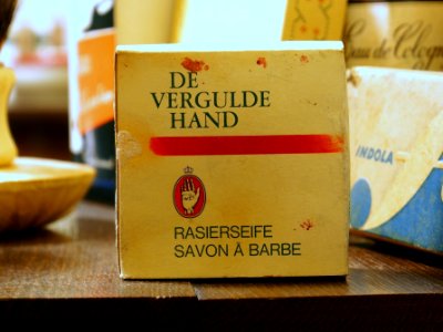 De Vergulde Hand Rasierseife, savon a barbe