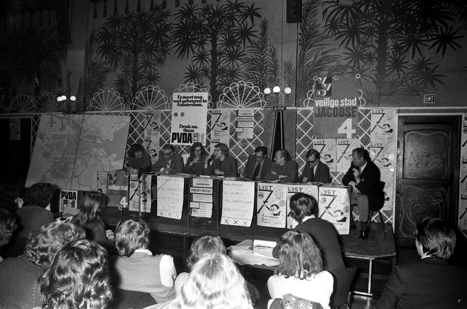 Debatten over gemeentepolitiek in Amsterdam Melvin Visser, Martini, Lankhorst, , Bestanddeelnr 927-1755