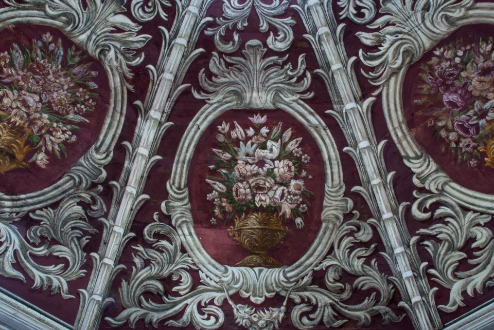 Deckenmalerei im Brunnenhaus Hall