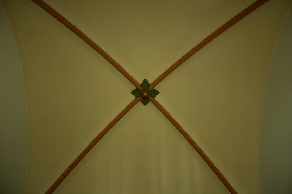 Deckenverzierung über Treppe, Bischöfliches Ordinariat, Görlitz