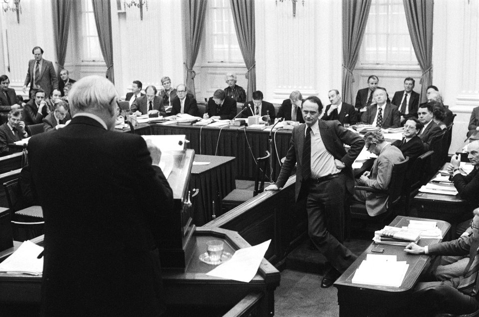 Debat regeringsverklaring Tweede Kamer Boersma interrumpeert Den Uyl, Bestanddeelnr 929-5342