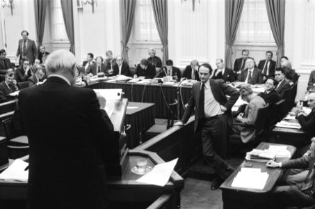 Debat regeringsverklaring Tweede Kamer Boersma interrumpeert Den Uyl, Bestanddeelnr 929-5342