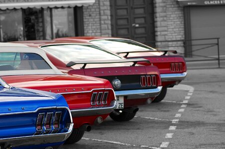 Mustang tails mustang american muscle cars photo