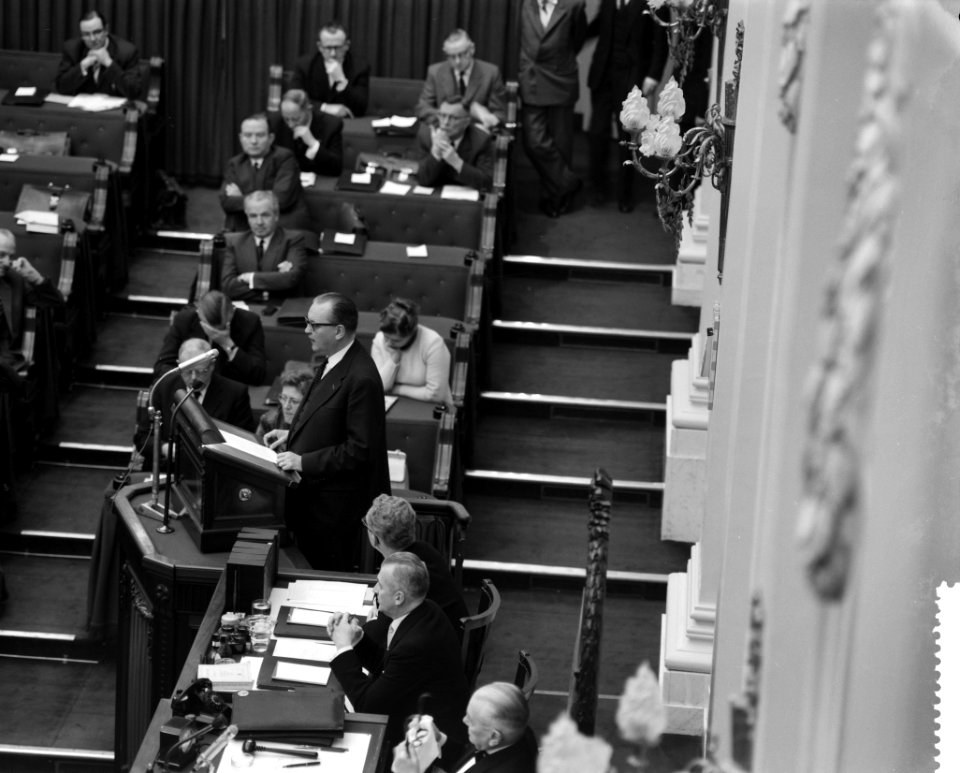 Debatten over de regeringsverklaring in de Tweede Kamer woordvoerder van de , Bestanddeelnr 911-9431