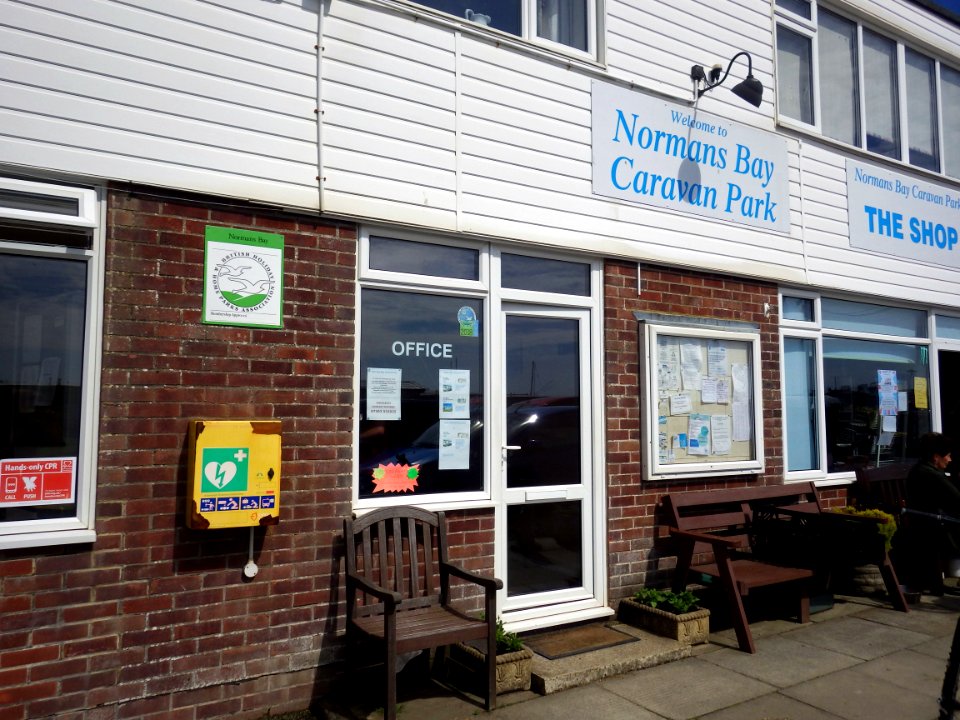 Defibrillator, Normans Bay Caravan Park, Normans Bay, Pevensey