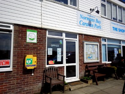 Defibrillator, Normans Bay Caravan Park, Normans Bay, Pevensey