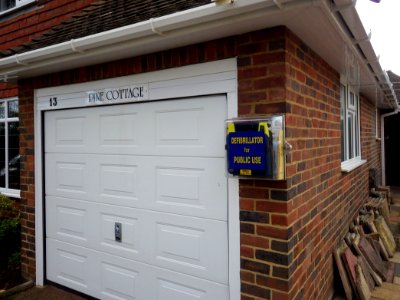 Defibrillator, 13 Collington Rise, Bexhill