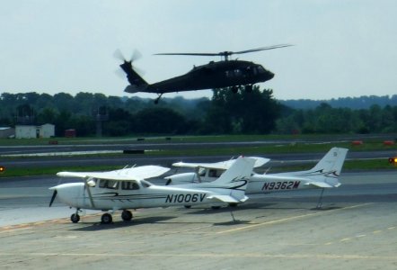 DeKalb-Peachtree Airport Helicopter Landing