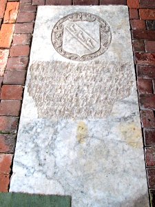 Defaced ledger stone, Doddington