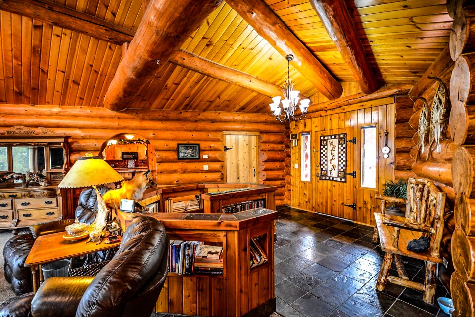 Interior beans rustic
