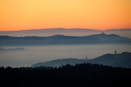 Mood idyll abendstimmung