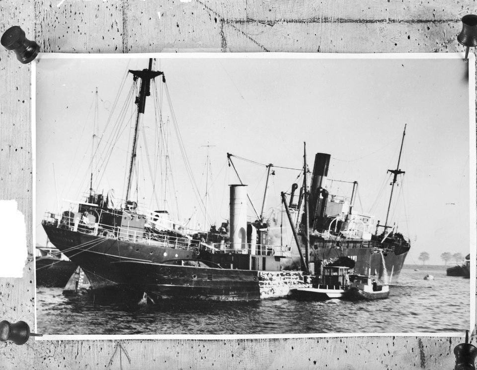 Deens gestrande schip Ivar in Rotterdam, Bestanddeelnr 903-6812