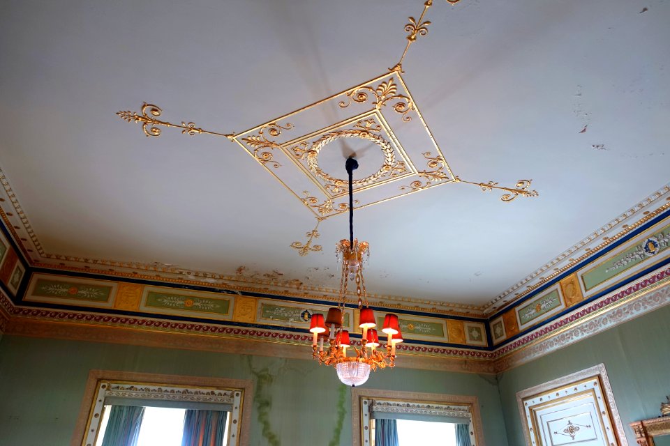 Deering Bedroom ceiling - Vizcaya Museum and Gardens - Miami, Florida - DSC08533