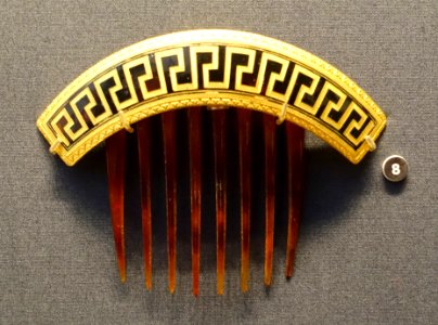Decorative comb, 1860-1890 - Nordiska museet - Stockholm, Sweden - DSC09753