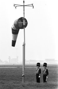 Deel van de erewacht staat in het gras, Bestanddeelnr 934-4390