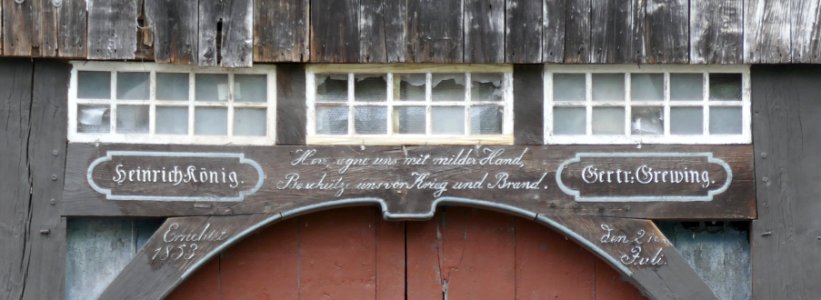 Dedinghausen - Thingstraße 4a - Inschrift