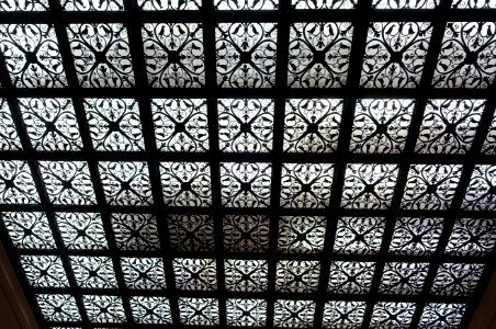 Decorative grille with 648 birds, by Samuel Yellin (1884-1940), 1927-1928, wrought iron - Morgan Library & Museum - New York City - DSC06793