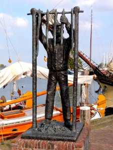 De palingroker door Rob Cerneus Monnickendam