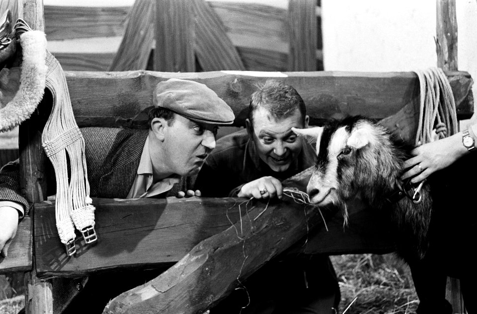 De Rudi Carrellshow in het teken van de boerderij Links Piet Bambergen van de M, Bestanddeelnr 915-0123