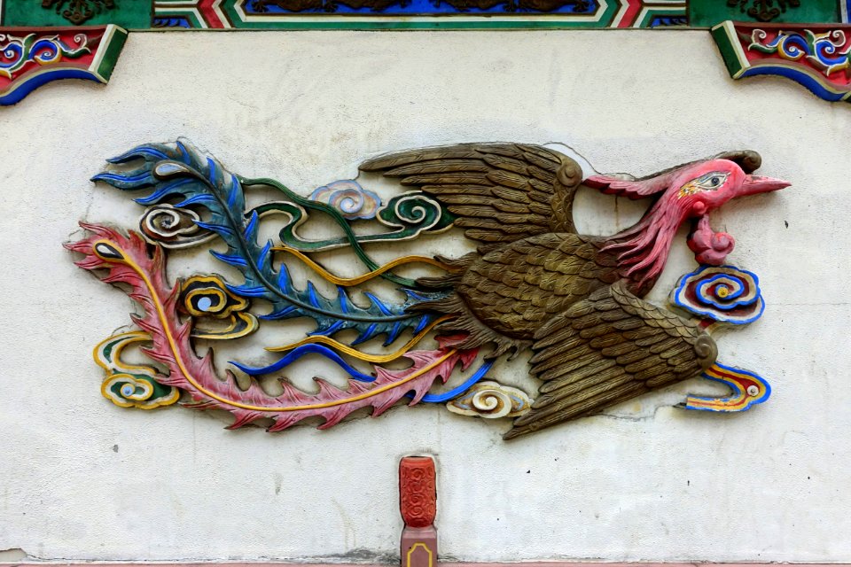 Decoration 1 (phoenix) - Old Town Chinatown - Portland, Oregon - DSC01194