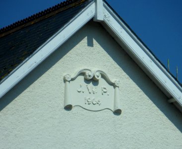Decorative Gable on South Elevation of 117 London Road, Brighton (August 2013)