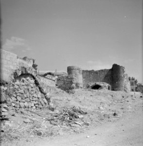 De ruines van de oude vesting van Tiberias, Bestanddeelnr 255-4072