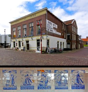 De prins en tegelwand Makkum