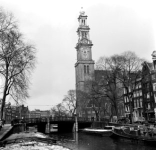 De Prinsengracht met de Westerkerk, Bestanddeelnr 254-3282
