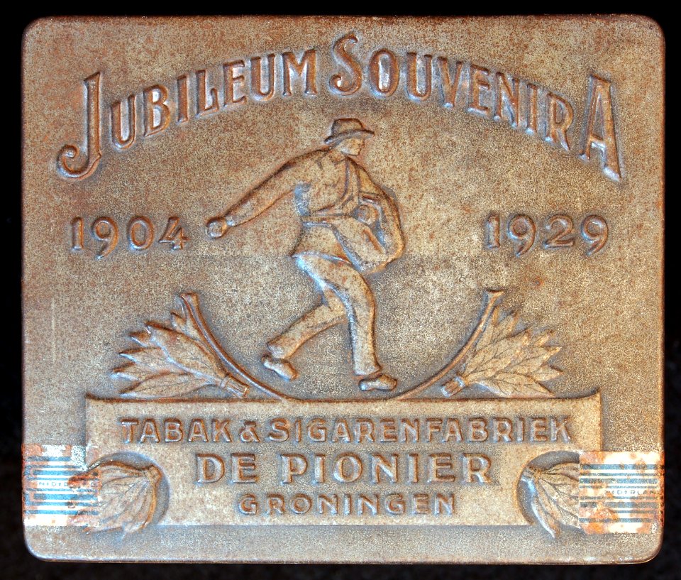De Pionier Jubileum Souvenir A sigarenblikje