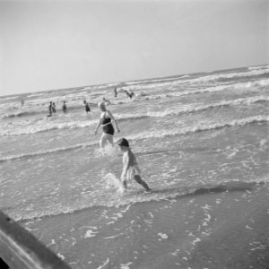 De prinsessen op het strand in de omgeving van het paleis, Bestanddeelnr 255-7515